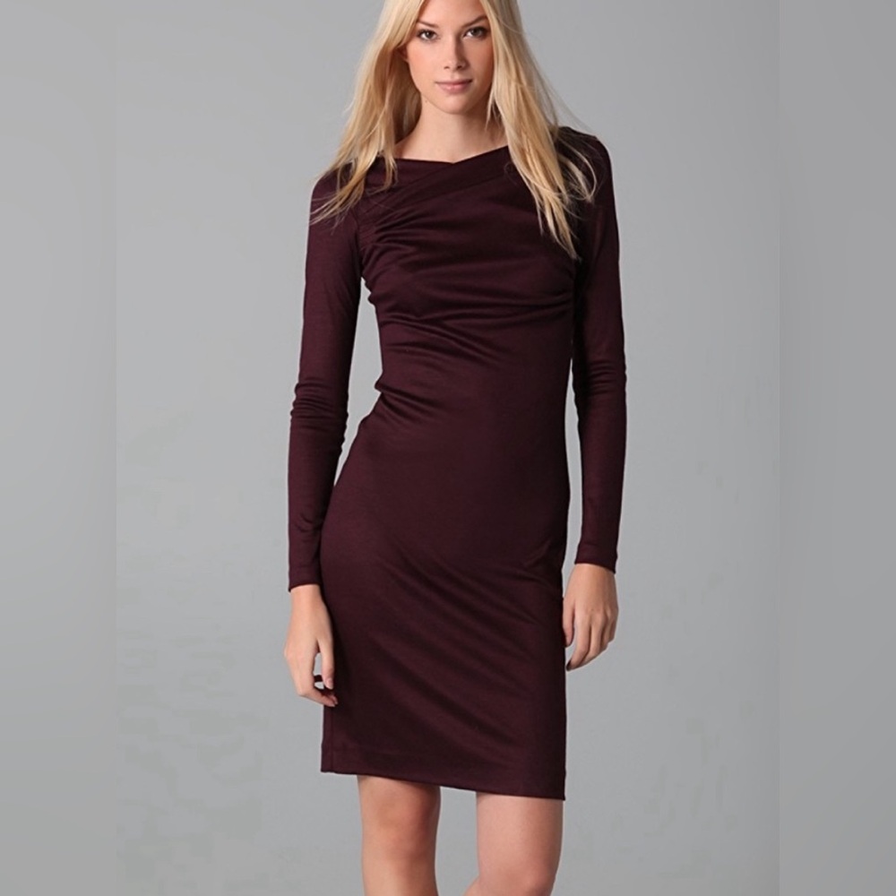 Diane von Furstenberg wool bodycon dress size 14